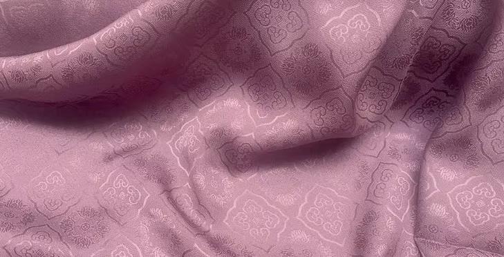 Cameo Brown Chinese Classical Pattern Jacquard Material Traditional Cheongsam Fabric China Mulberry Silk Cloth