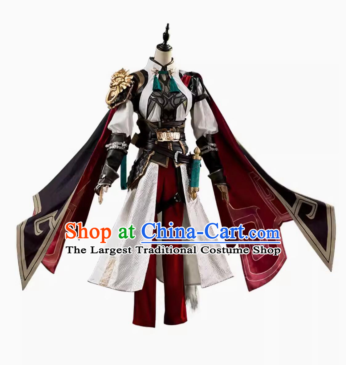 Top Anime Clothing Handmade Star Dome Railway Cos General Luo Fu Outfit Honkai Star Rail Jing Yuan Cosplay Costume