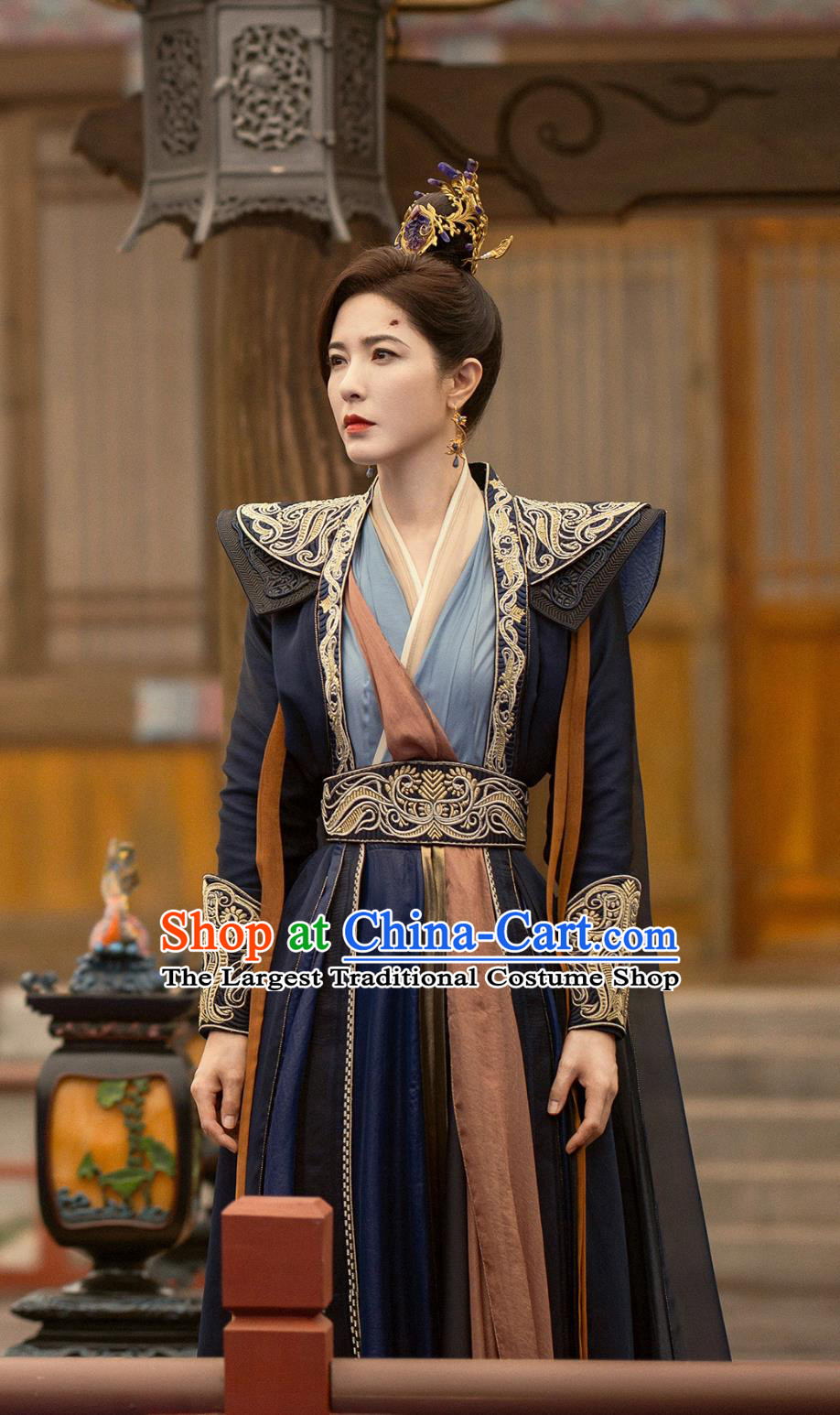 Chinese TV Series The Legend Of Shen Li Queen Shen Mu Yue Clothing Ancient China Swordswoman Garment Costume