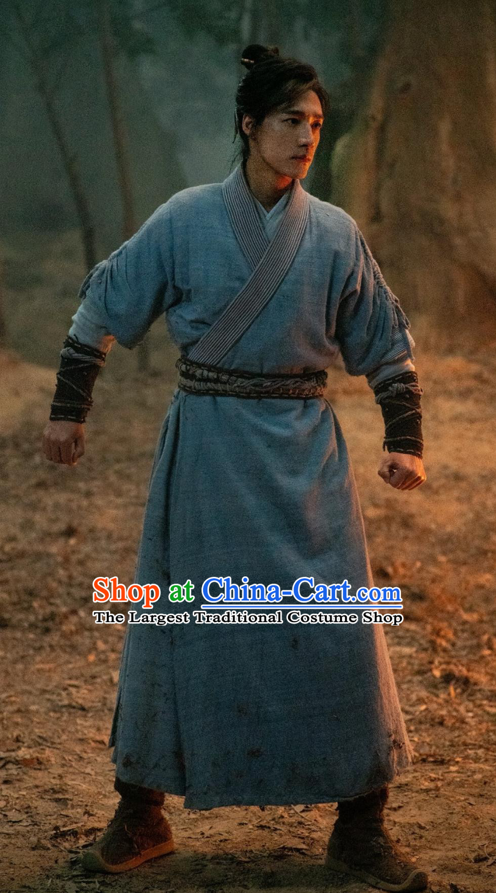 Chinese Wuxia TV Series The Legend of Heroes Warrior Guo Jing Clothing Ancient China Young Warrior Costume