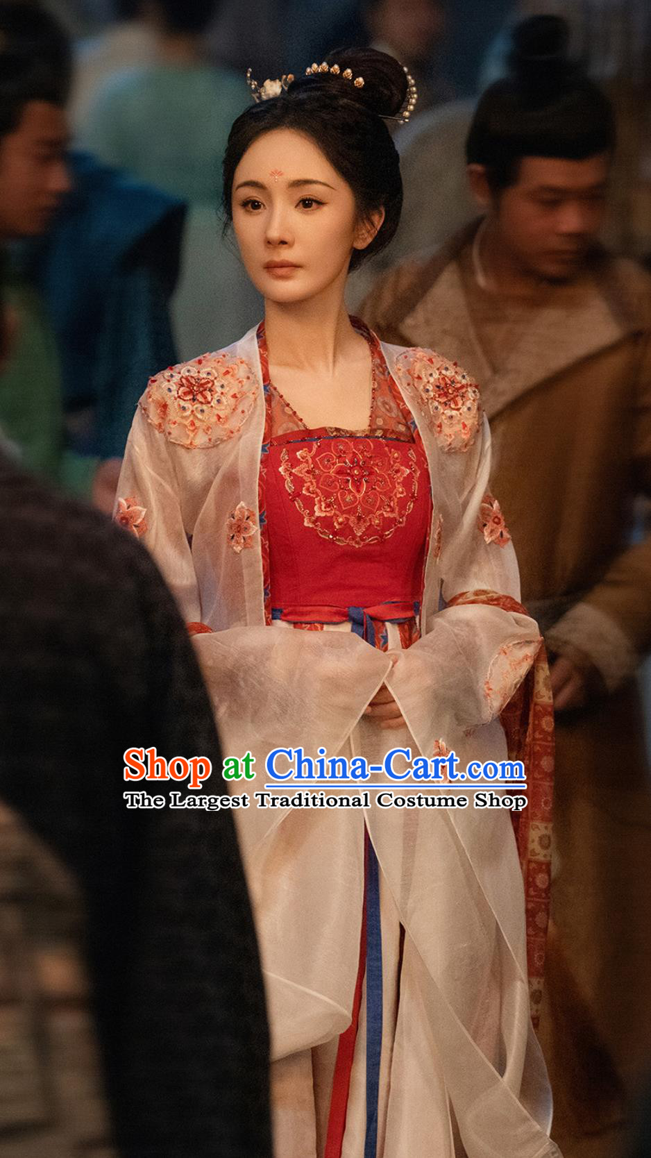 Chinese TV Series Fox Spirit Matchmaker Red Moon Pact Tushan Hong Hong Hanfu Dress Ancient China Tang Dynasty Noble Woman Clothing