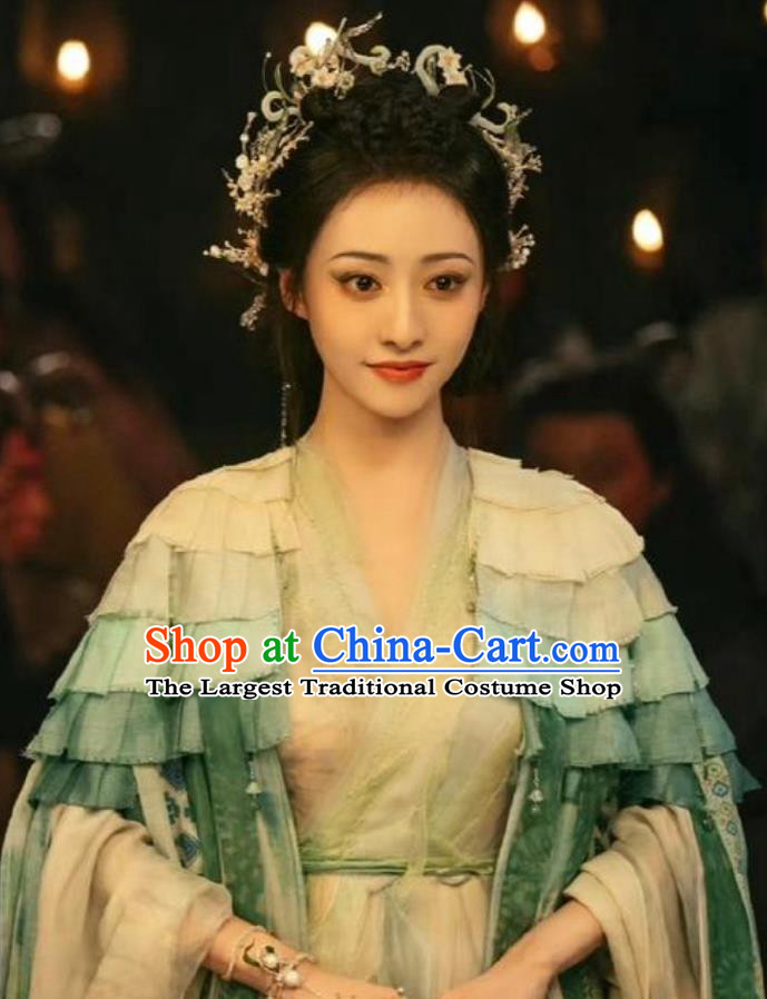 Chinese TV Series Fox Spirit Matchmaker Red Moon Pact Third Master Tushan Rong Rong Dress Ancient China Fairy Clothing