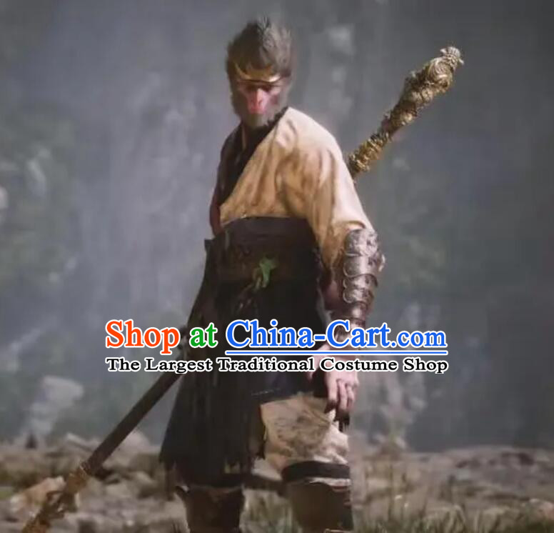 Handsome Monkey King Clothing Chinese Game Black Myth Wukong Costume