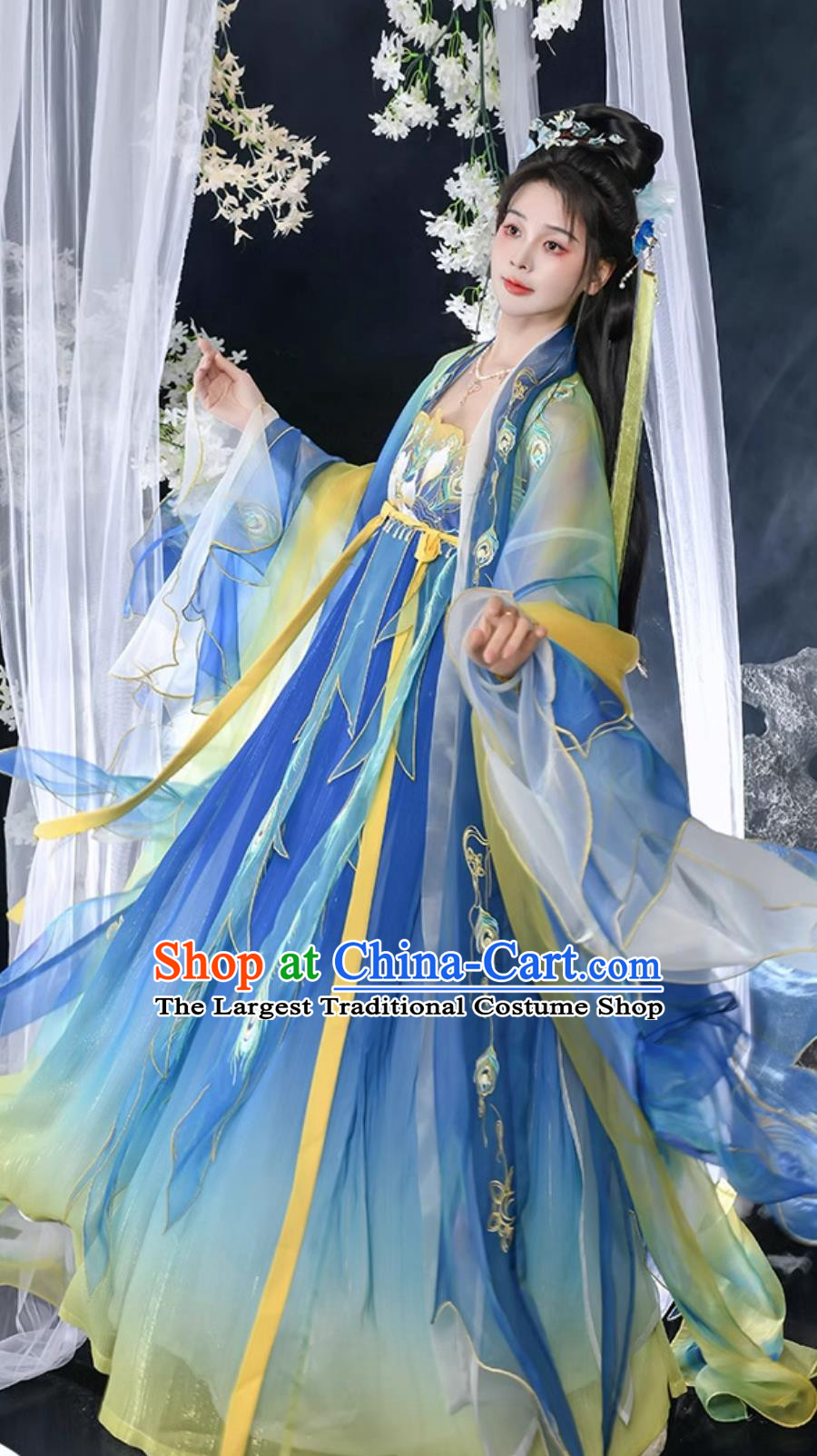 Traditional Woman Clothing Chinese Tang Dynasty Princess Hanfu Ancient China Palace Lady Costume