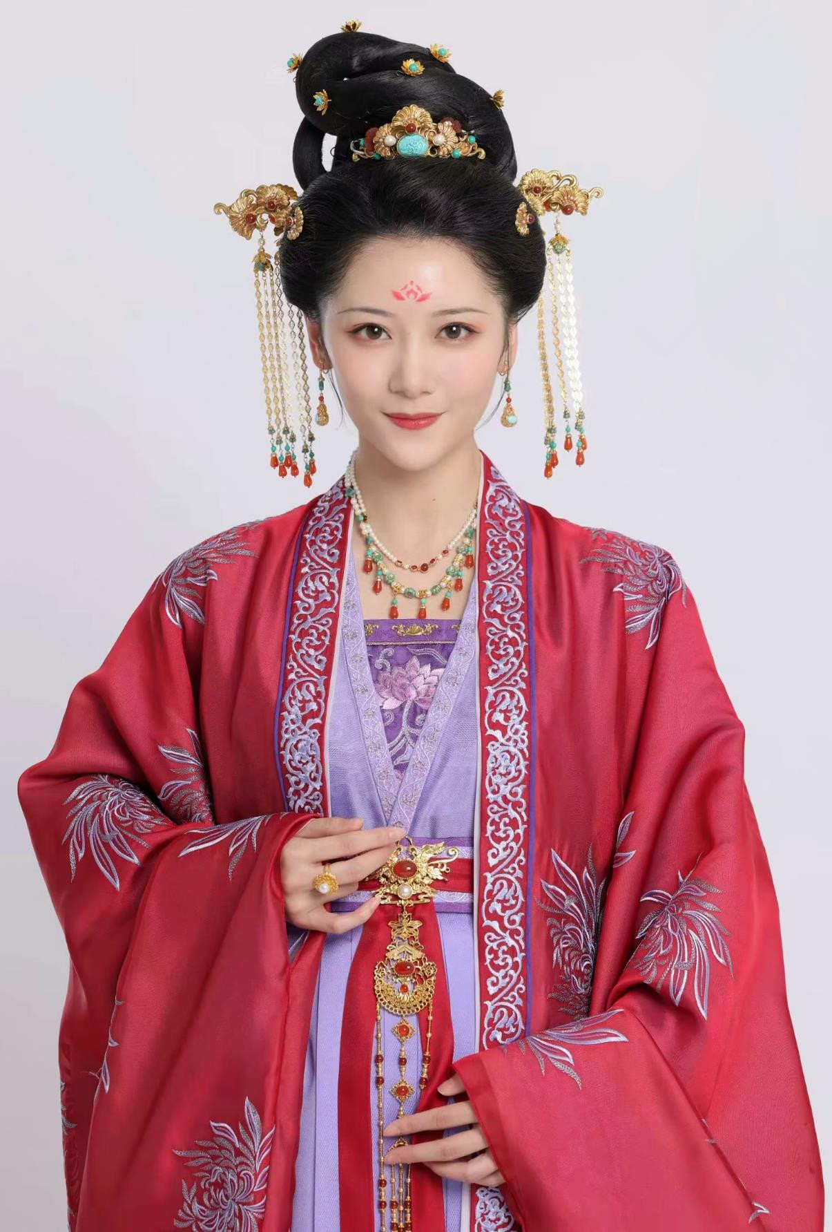 Ancient China Palace Woman Dress Costumes Chinese TV Drama Story of Kunning Imperial Consort Qin Hanfu Clothing