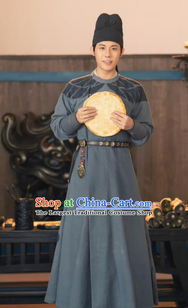 Ancient China Tang Dynasty Official Clothing Chinese TV Series White Cat Legend Dali Temple Scribe Chen Shi Costume