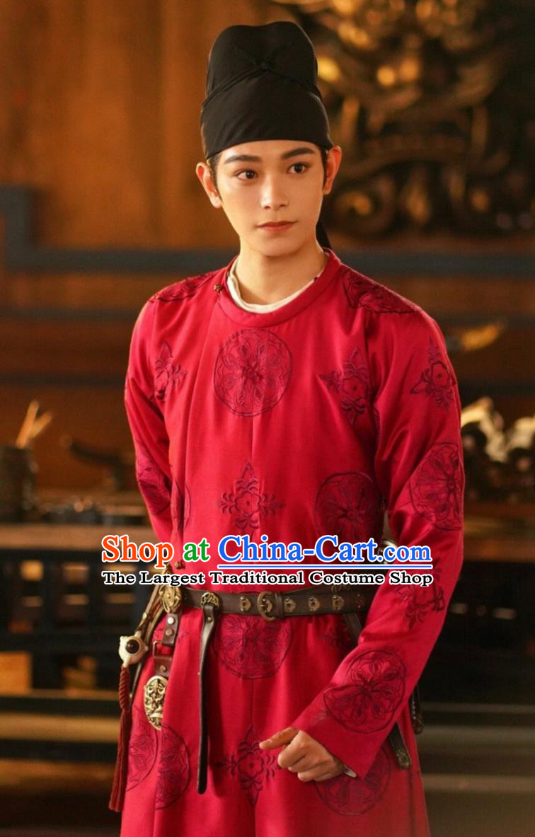 Chinese TV Series White Cat Legend Dali Temple Young Minister Li Bing Costume Ancient China Tang Dynasty Male Clothing