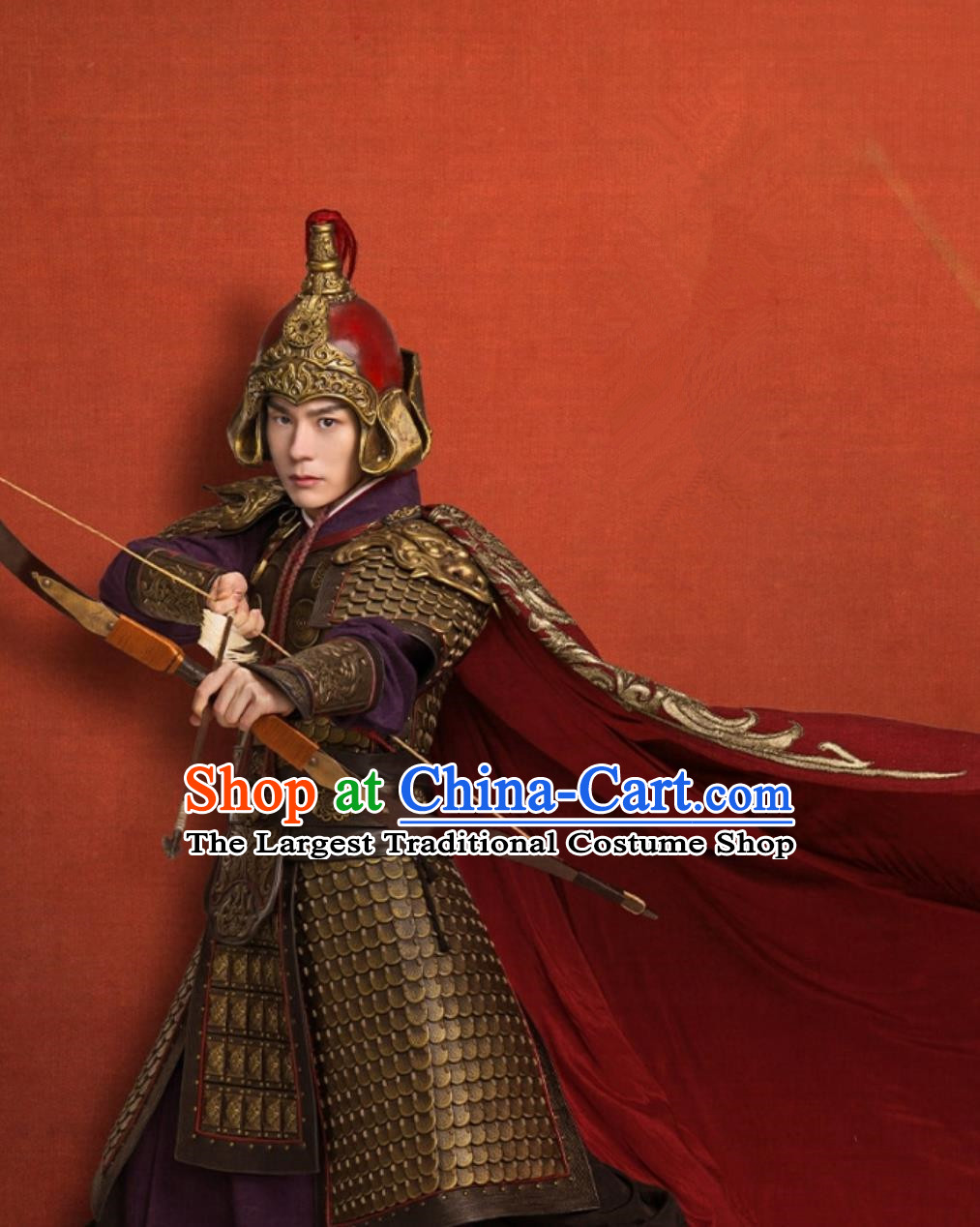 Ancient China Tang Dynasty Commander Clothing Chinese TV Series White Cat Legend Jinwu Wei General Qiu Qing Zhi Armor Complete Set