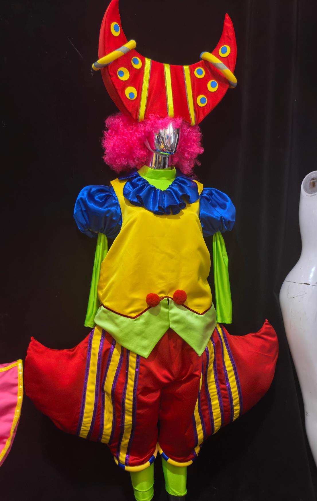 Christmas Parade Costume Clown Performance Outfit