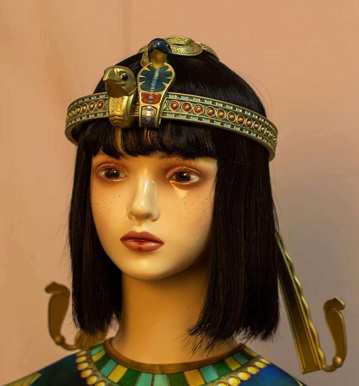 Handmade Tutankhamun Crown Traditional Egyptian Replica Headpiece Queen Headwear
