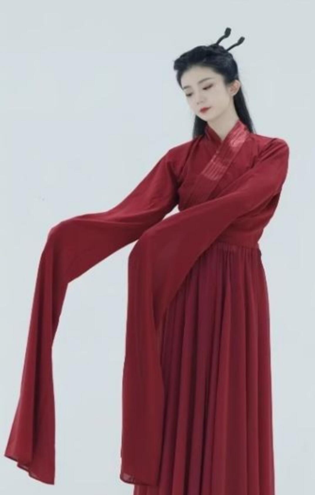 Han Tang Dance Classical Water Sleeve Dance Performance Costume Women Wei Jin Style Jiao Ling Dress Traditional Chinese Clothing