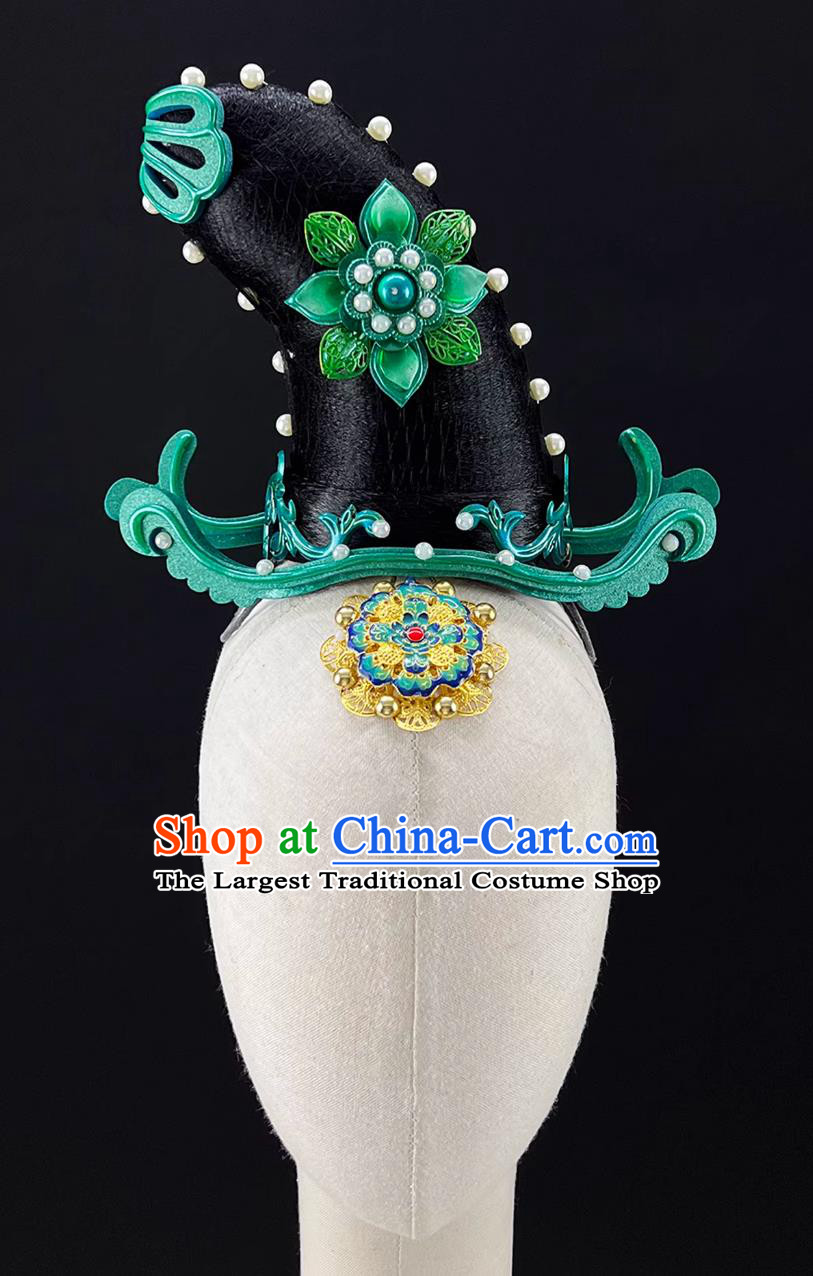 Classical Han Tang Zhezhi Dance Headpiece Dunhuang Hu Xuan Dance Performance Hair Accessory Show Stage Headdress