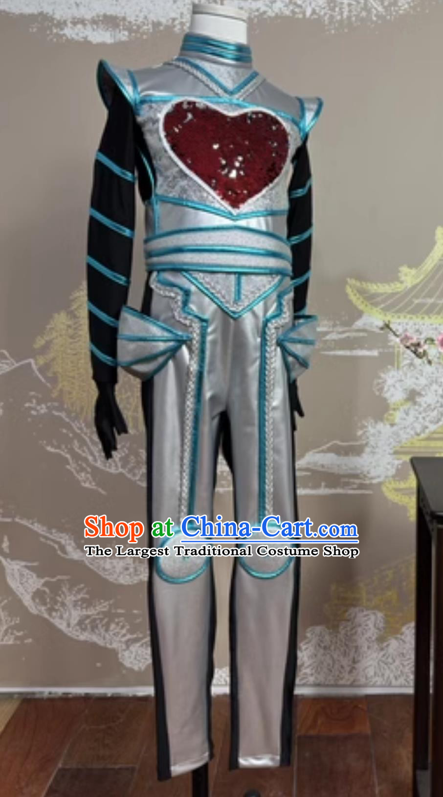 AI Companion Prop Box Creative Dance Performance Costume Children Group Dance Costume For June First