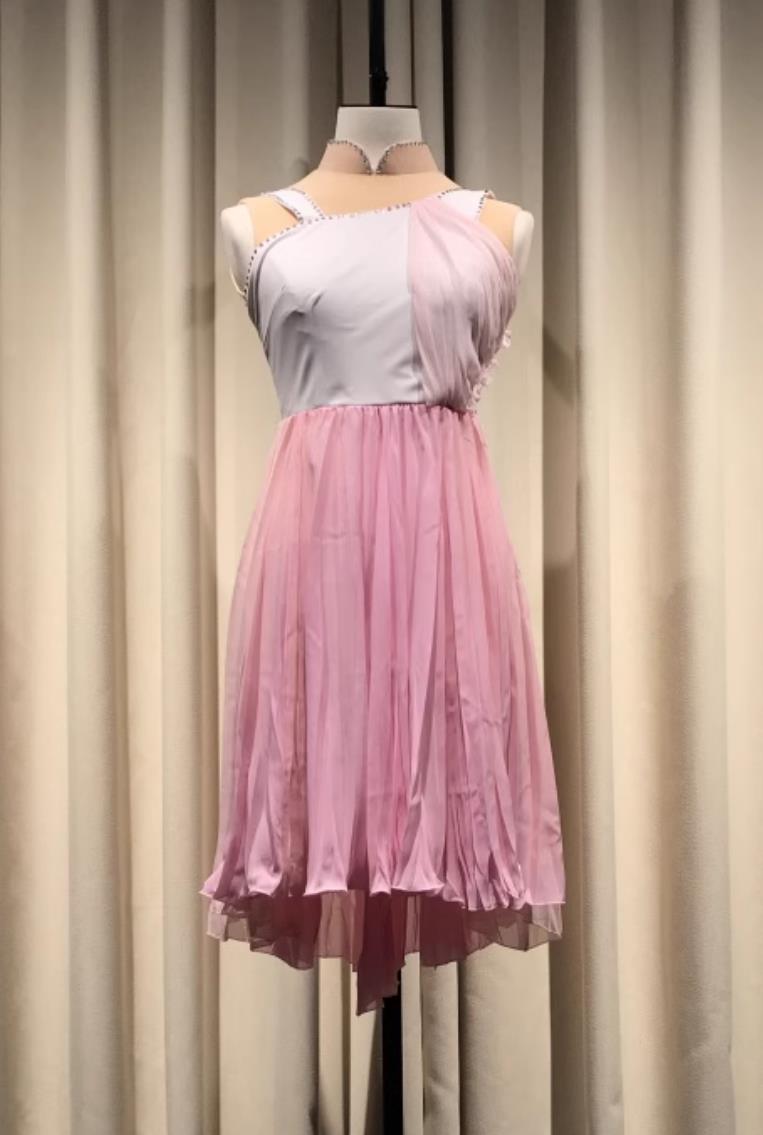 7th Lingnan Dance Competition Group Dance Shadow Alley Cobblestone Street Performance Costume Pink