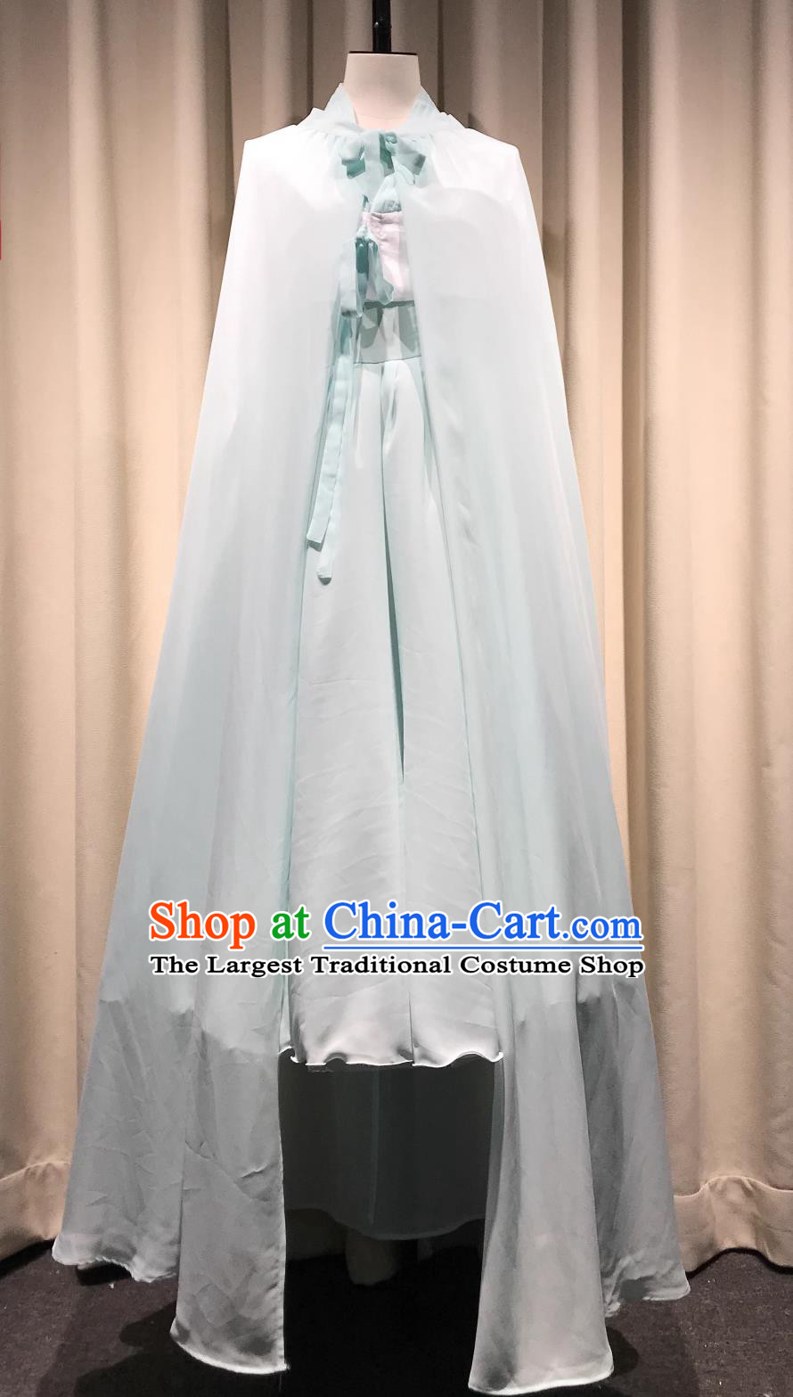 Light Blue Guyu Dance Group Dance Clothing 12th Lotus Award Korean Ethnic Women Group Dance Performance Costume