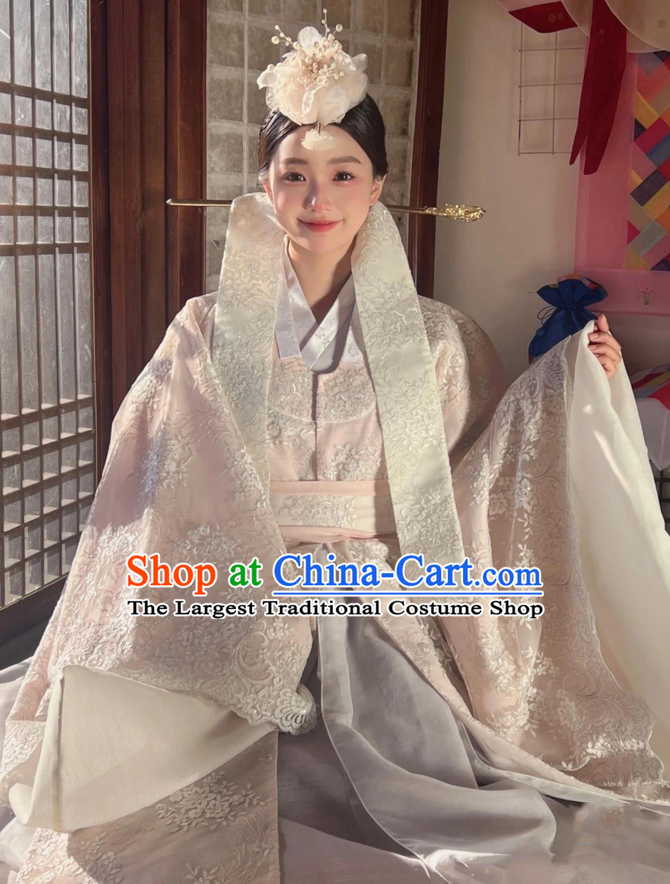 Yanji Korean Princess Clothing Palace Ethnic Gown Daejanggeum Traditional Hanbok Performance Costume Ancient Women Dress