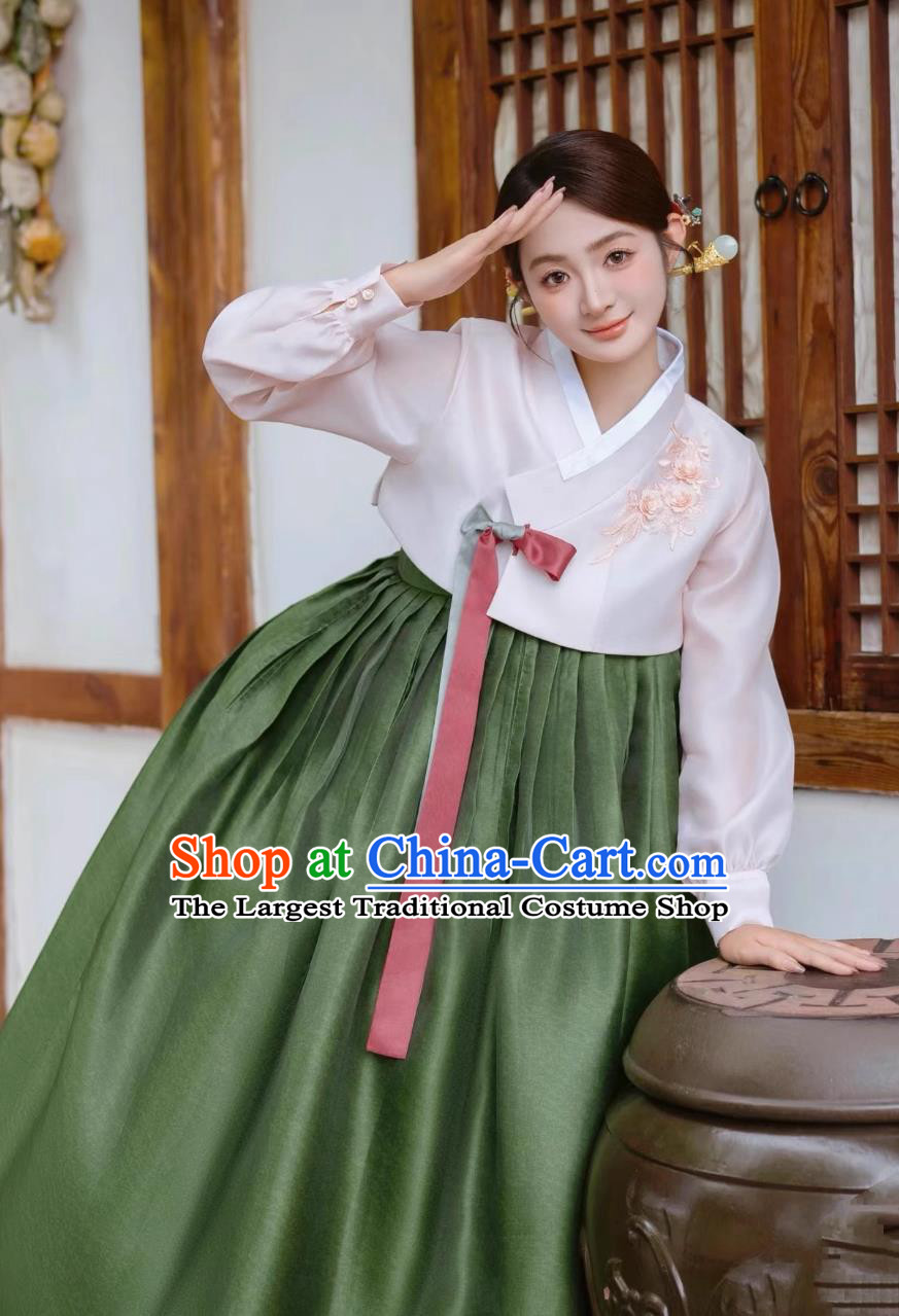Korean Dance Performance Costume Ethnic Women Outfit Chaoxian Minority Hanbok