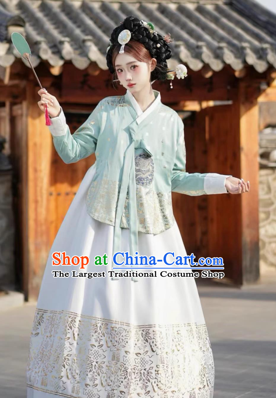 Korean Yanji Princess Palace Hanbok Ethnic Woman Costume
