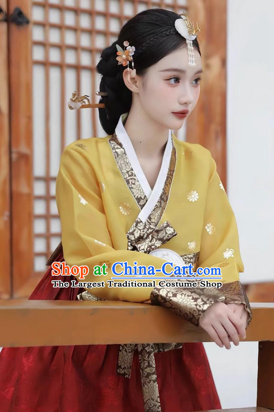 Korean Hanbok Yanji Princess Dress Ancient Court Style Ethnic Attire