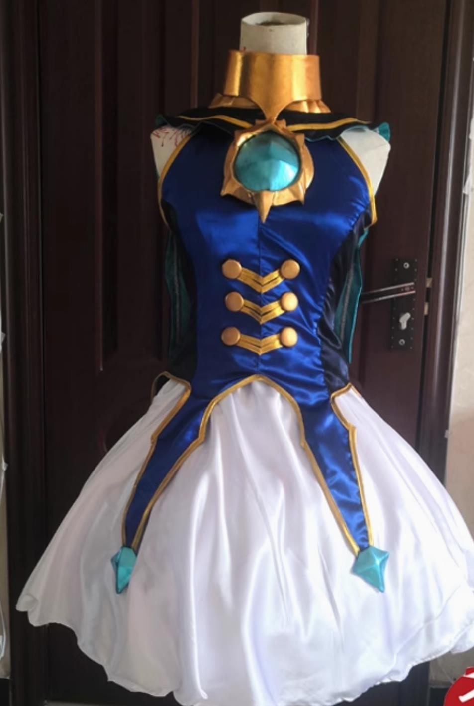 Lord Of Heroes Cosplay Costume Young Lady Princess Blue Dress