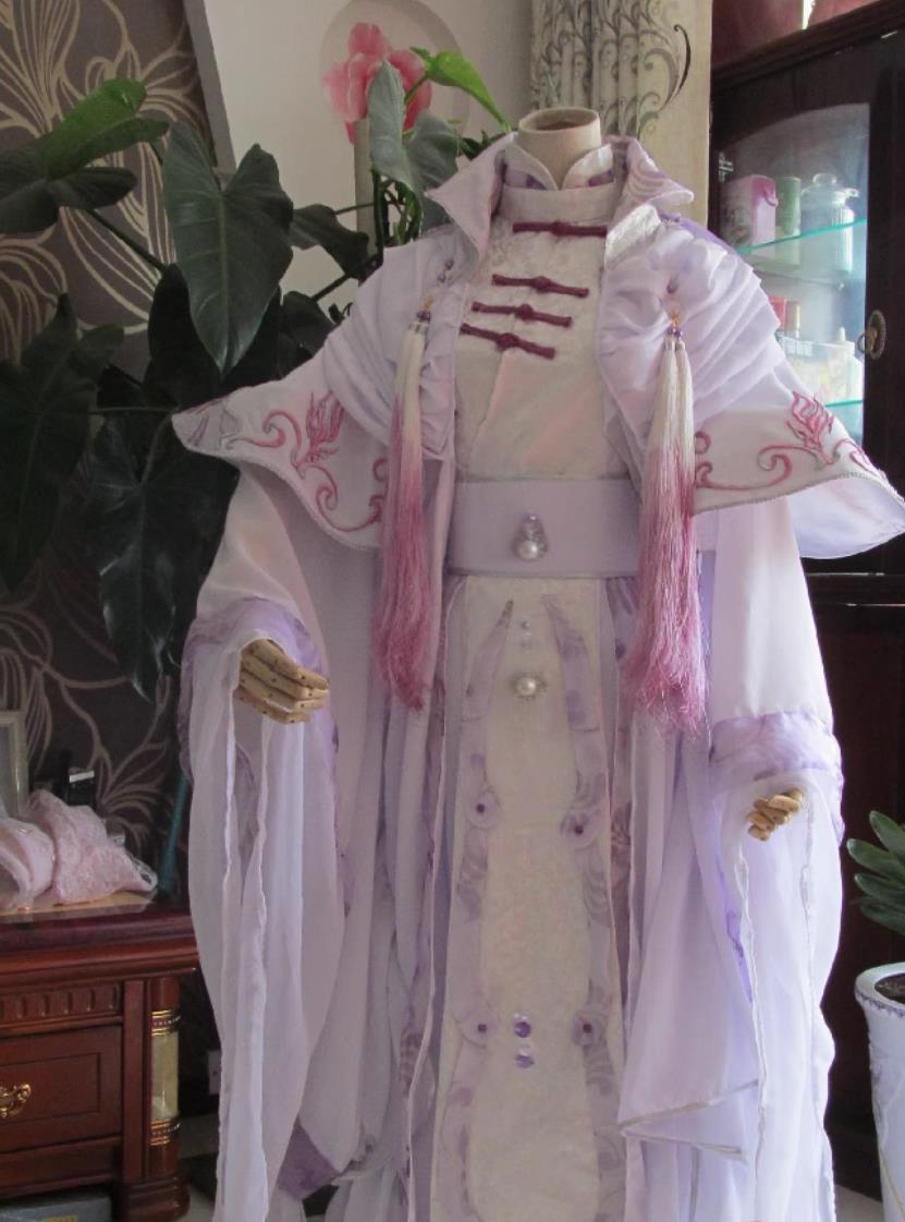 Pili Puppetry Su Huan Jen Cosplay Costume Traditional Chinese Male Clothing
