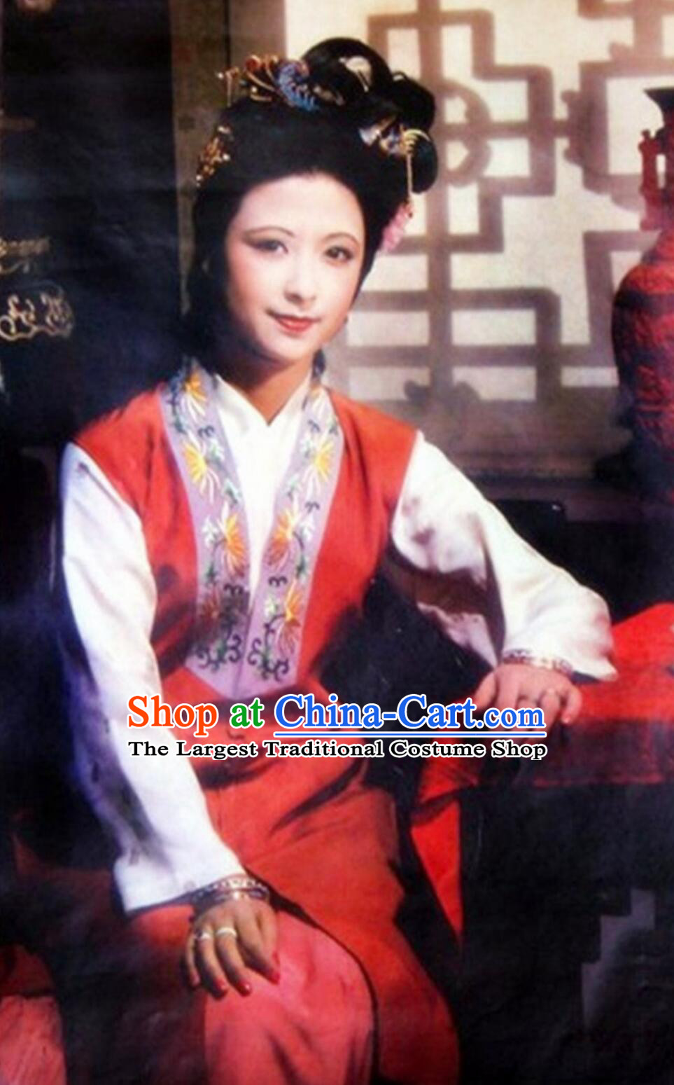 Twelve Beauties of Jinling Ancient Noble Concubine Costume Chinese Drama A Dream in Red Mansions You Er Jie Clothing Traditional Hanfu Dress