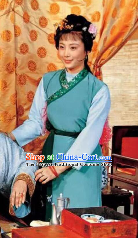 Chinese Drama A Dream in Red Mansions Yuan Yang Clothing Traditional Ming Dynasty Hanfu Dress Twelve Beauties of Jinling Ancient Servant Maid Costume