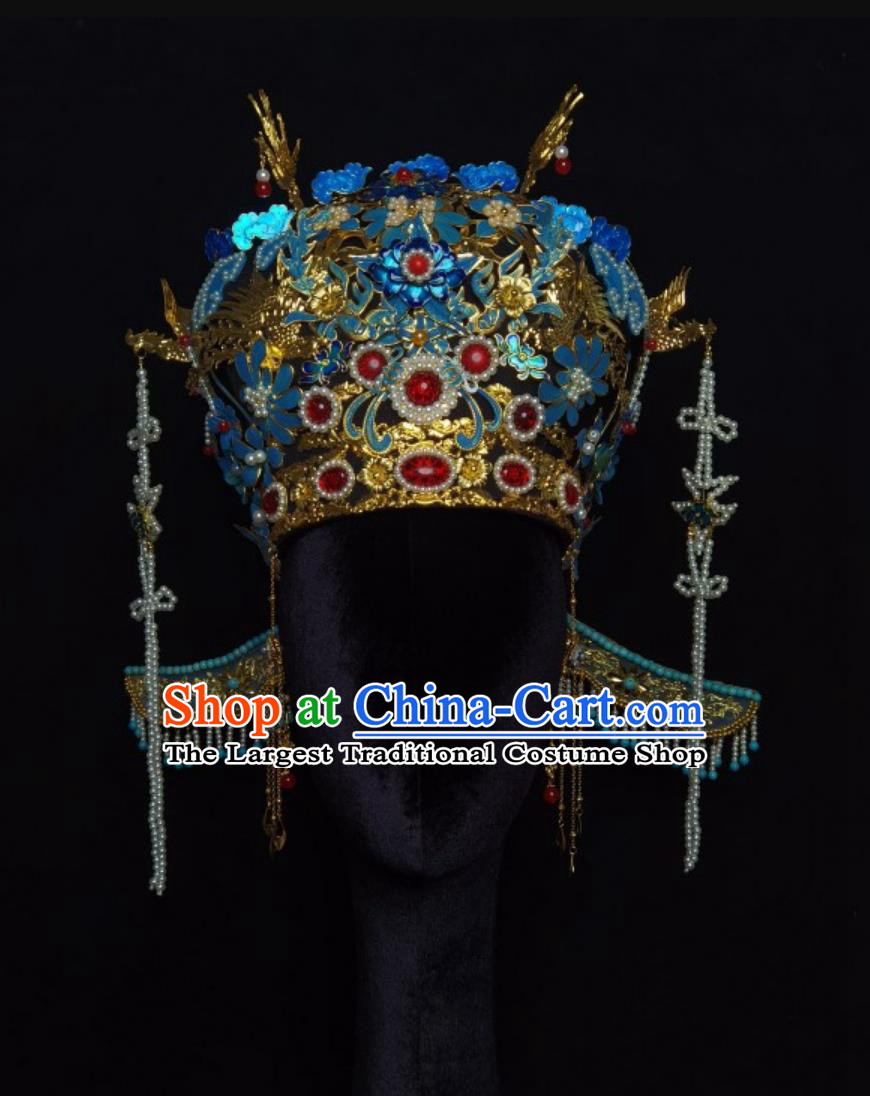 Forbidden City Wedding Headdress Ancient Chinese Royal Empress Hair Jewelry Imperial Ming Dynasty Phoenix Coronet