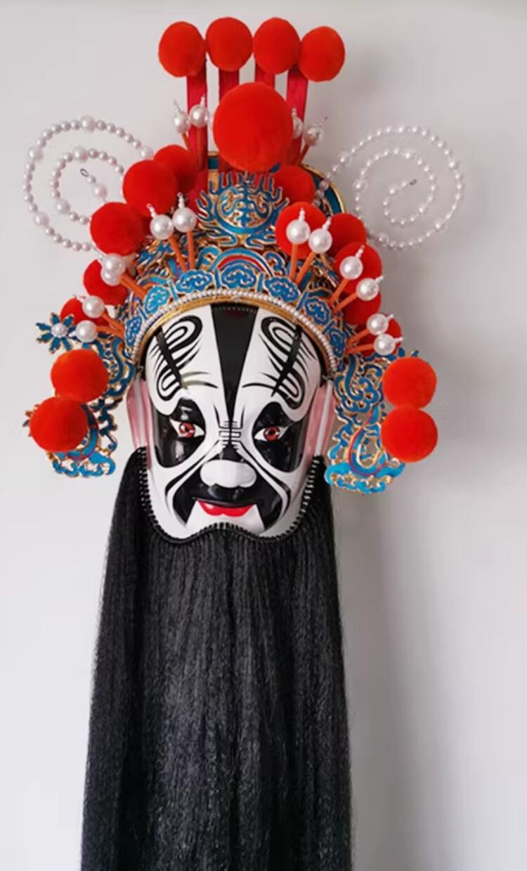 King of Western Chu Xiang Yu Peking Opera Mask Decorative Mask Large Pendant Peking Opera Mask
