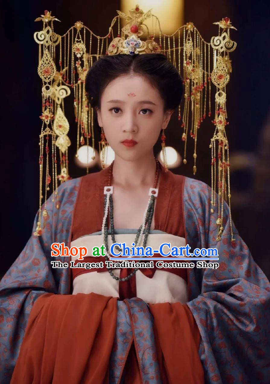 Chinese Style Ancient Costume Women Hanfu Soul Ferry Huang Quan San Qi Clothing