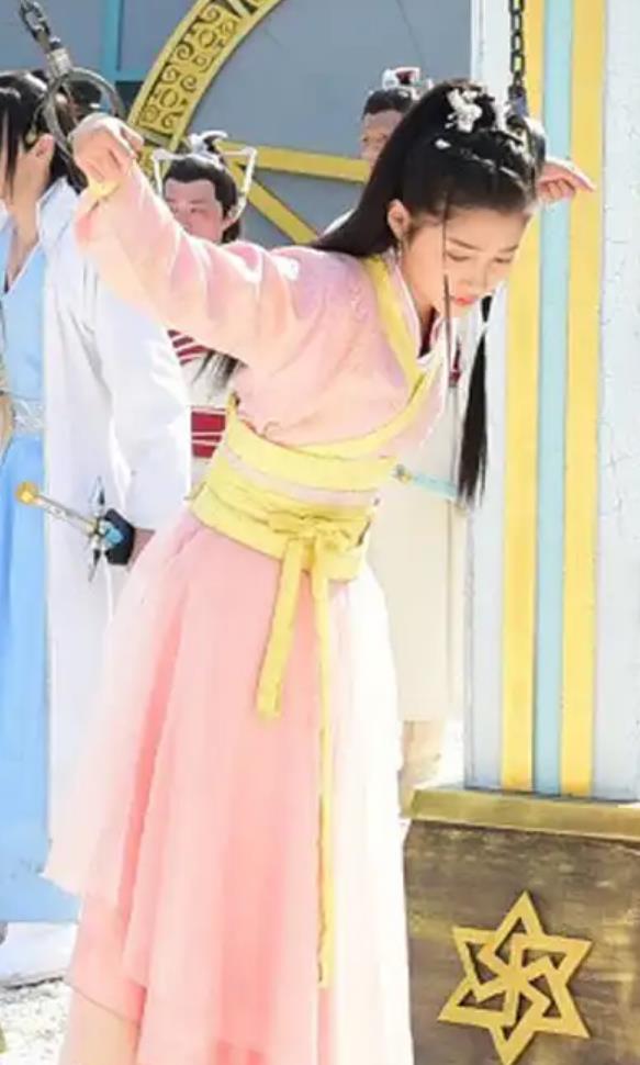 Ancient Chinese Fairy Clothing Pink Hanfu Dress Novoland The Castle In The Sky Yi Fu Ling Same Style Costume