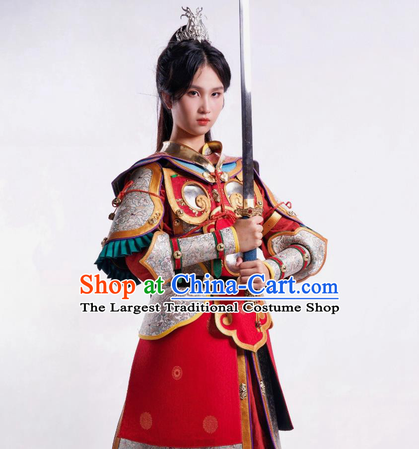 Chinese Armor Tang Dynasty Silk Armor Ancient General Helmet And Armor Set