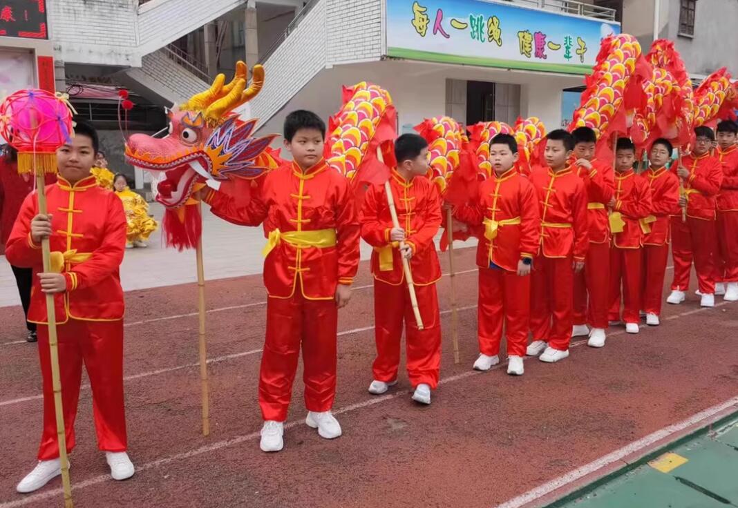 Children Chinese New Year Dragon Dance Costume Equipment Traditional Dragon Dancing Props