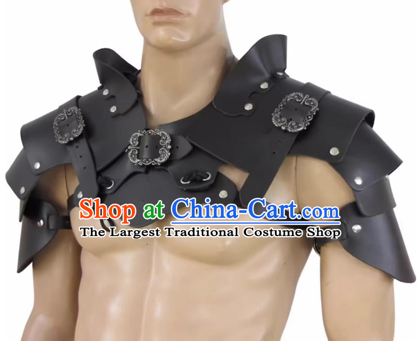 Medieval Vintage Viking Knight Pauldron Halloween Cosplay Ball Performance Prop Shoulder Armor