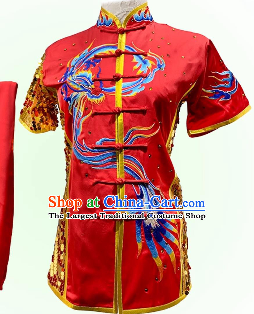 Premium Long Fist Wushu Competition Performance Outfit Martial Arts Changquan Costume For Kids Men Women