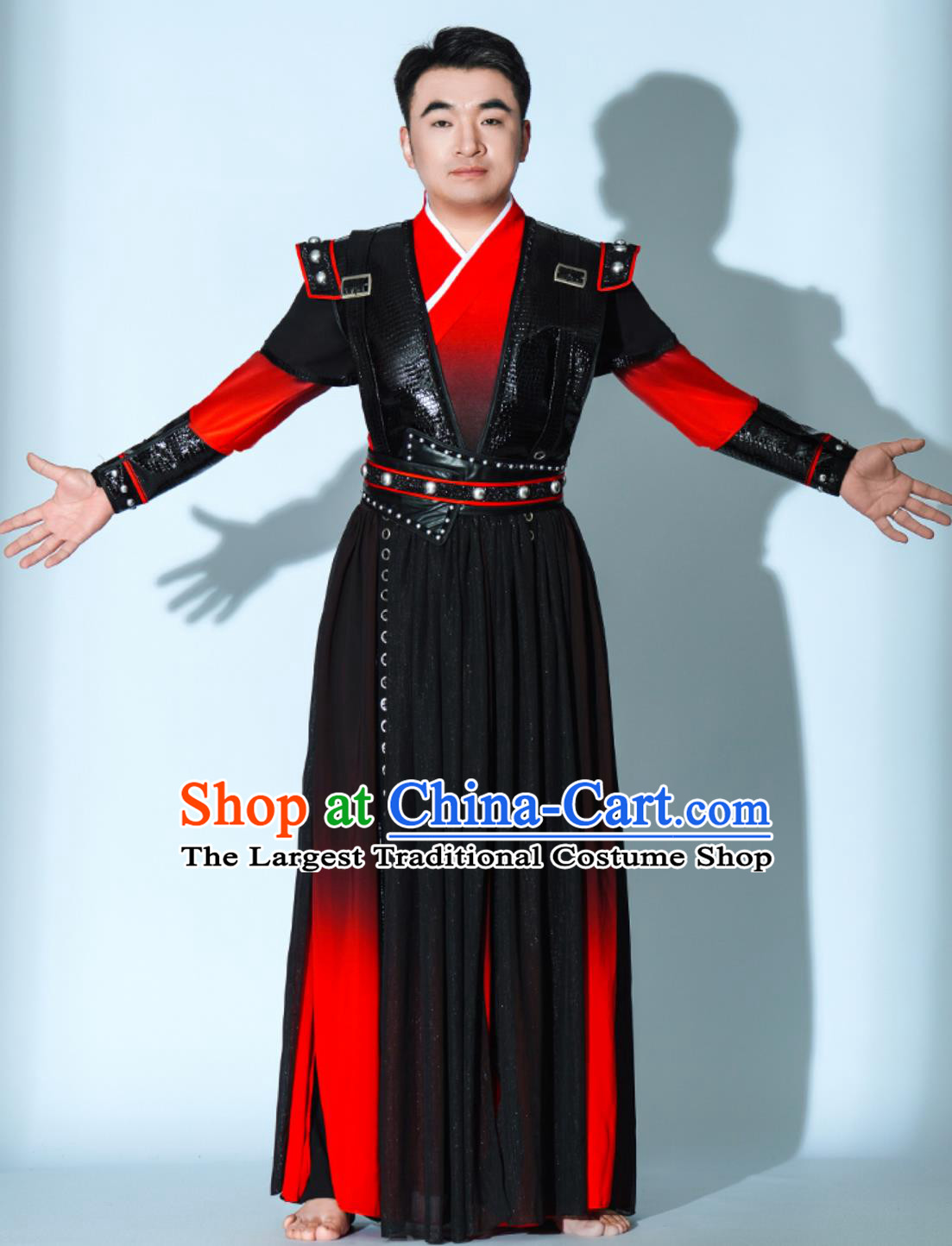 Xiang Wang Xing Sword Dance Outfit Chinese Style Hanfu Male Drum Performance Costume