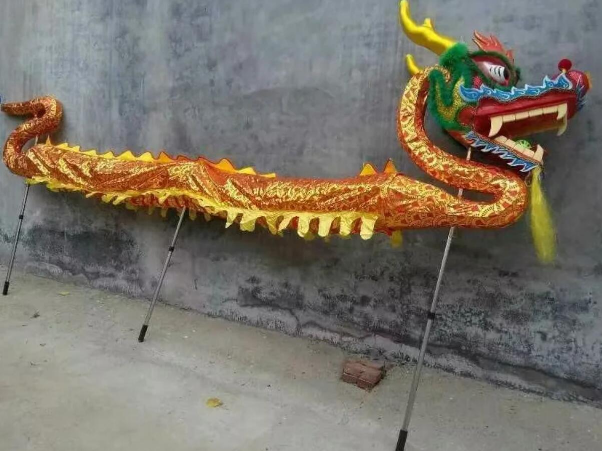 Celebration Parade Dragon Equipment Chinese Dragon Dance Costume Dragon Dancing Clothing Prop Set