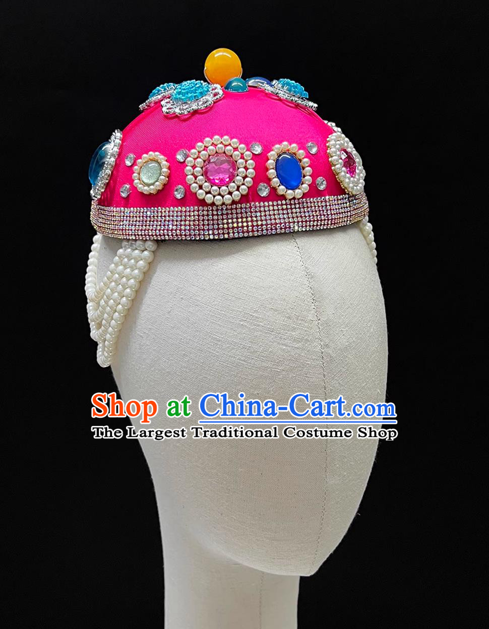 Mongolian Dance Yi Ji Le Dance Headdress Children Dance Performance Hat