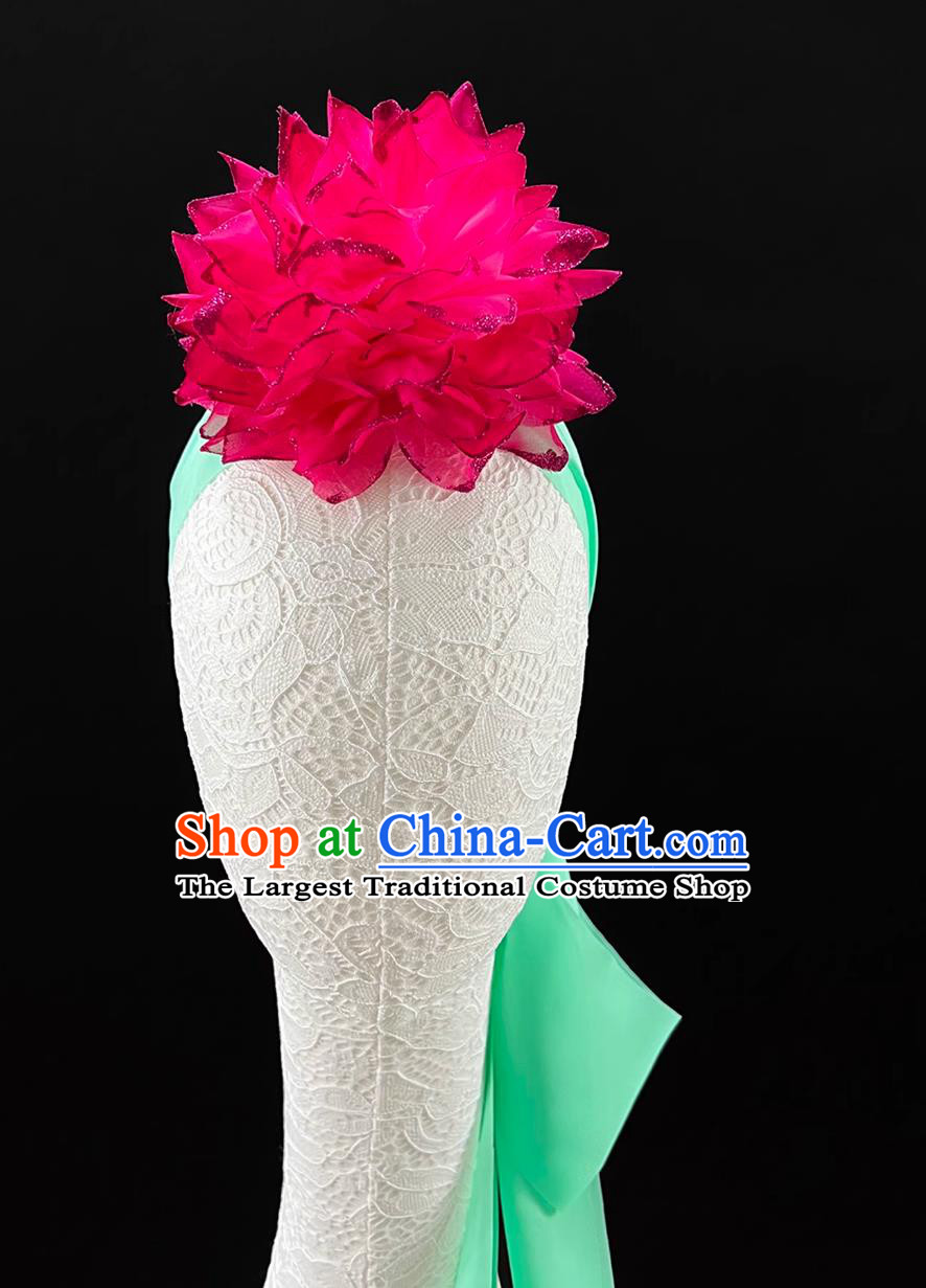 Jiaozhou Yangko Headdress Flower Drum Lantern Shuo Lan Hua Yangge Stage Performance Hairpiece