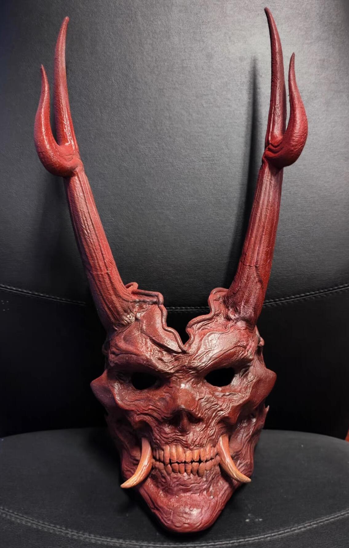 Top Handmade Black Myth Wukong Mask 3D Printing Dreadfire Yaksha Mask