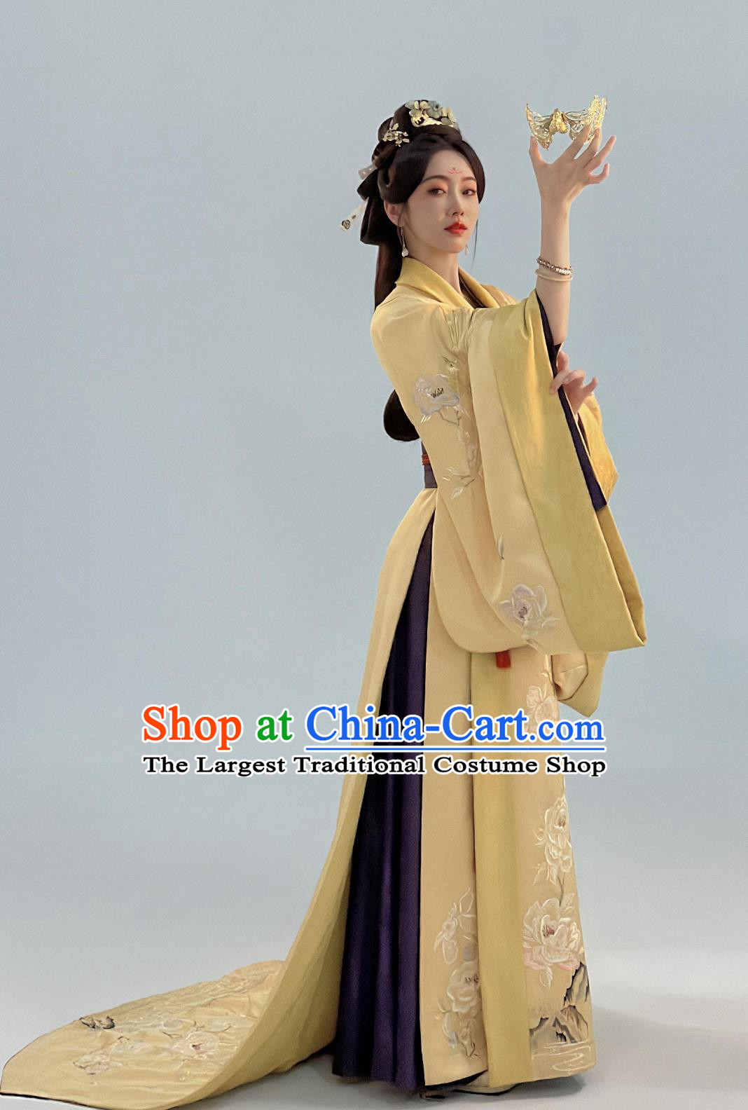 Chinese TV Series The Prisoner Of Beauty Su E Huang Costume Traditional Hanfu Dress Ancient Noble Woman Clothing