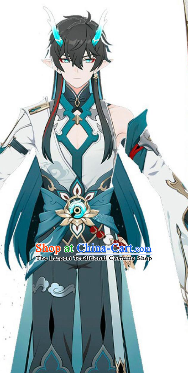 Honkai Star Rail Dan Heng Imbibitor Lunae Cosplay Costume Game Anime Role Play Outfit Halloween Costume