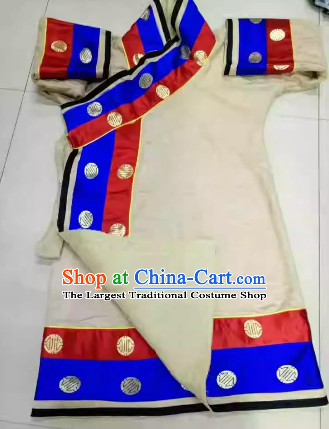 Tibetan Traditional Costume Children Tibetan Robe Zang Ethnic Wear