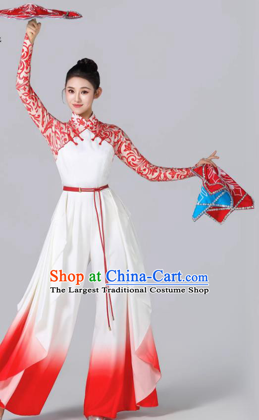Chinese Folk Dance Costume Women Yangko Dance Fan Dance Outfit