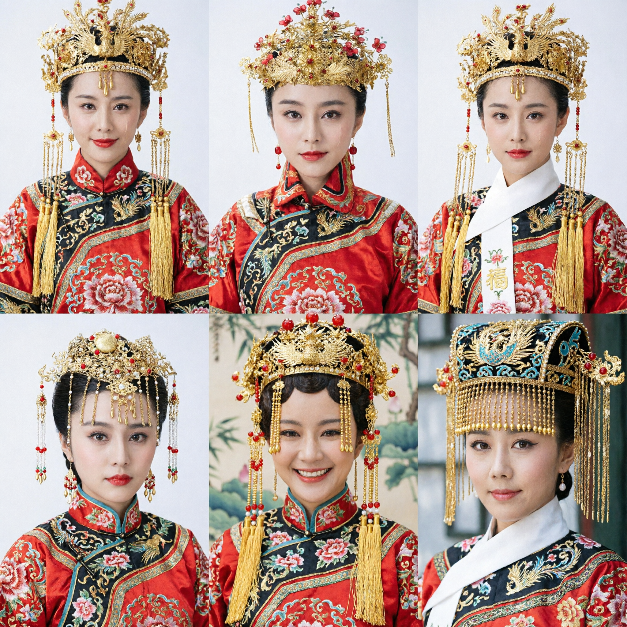 Traditional Chinese Gold Phoenix Crown Bridal Headdress Ancient Wedding Hair Jewelry for Hanfu Cosplay - Asian Costume