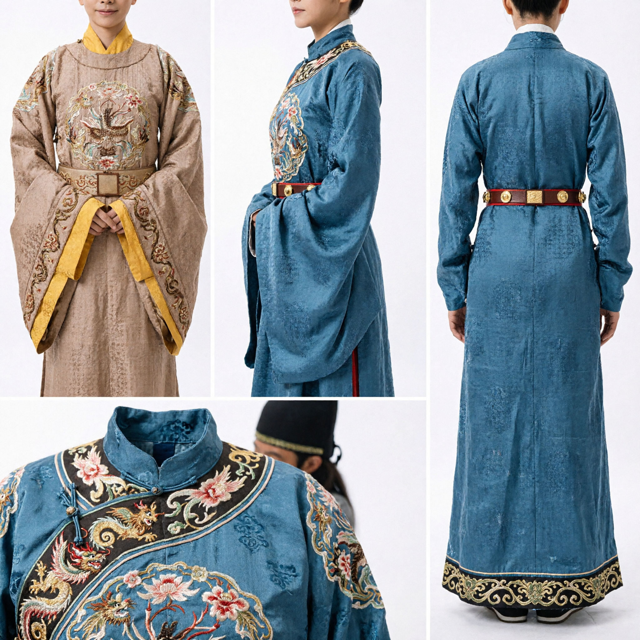 Traditional Chinese Tang Dynasty Hanfu Costume Set Emperor Princess and Official Robes for Historical Drama Cosplay Performance - Asian Costume