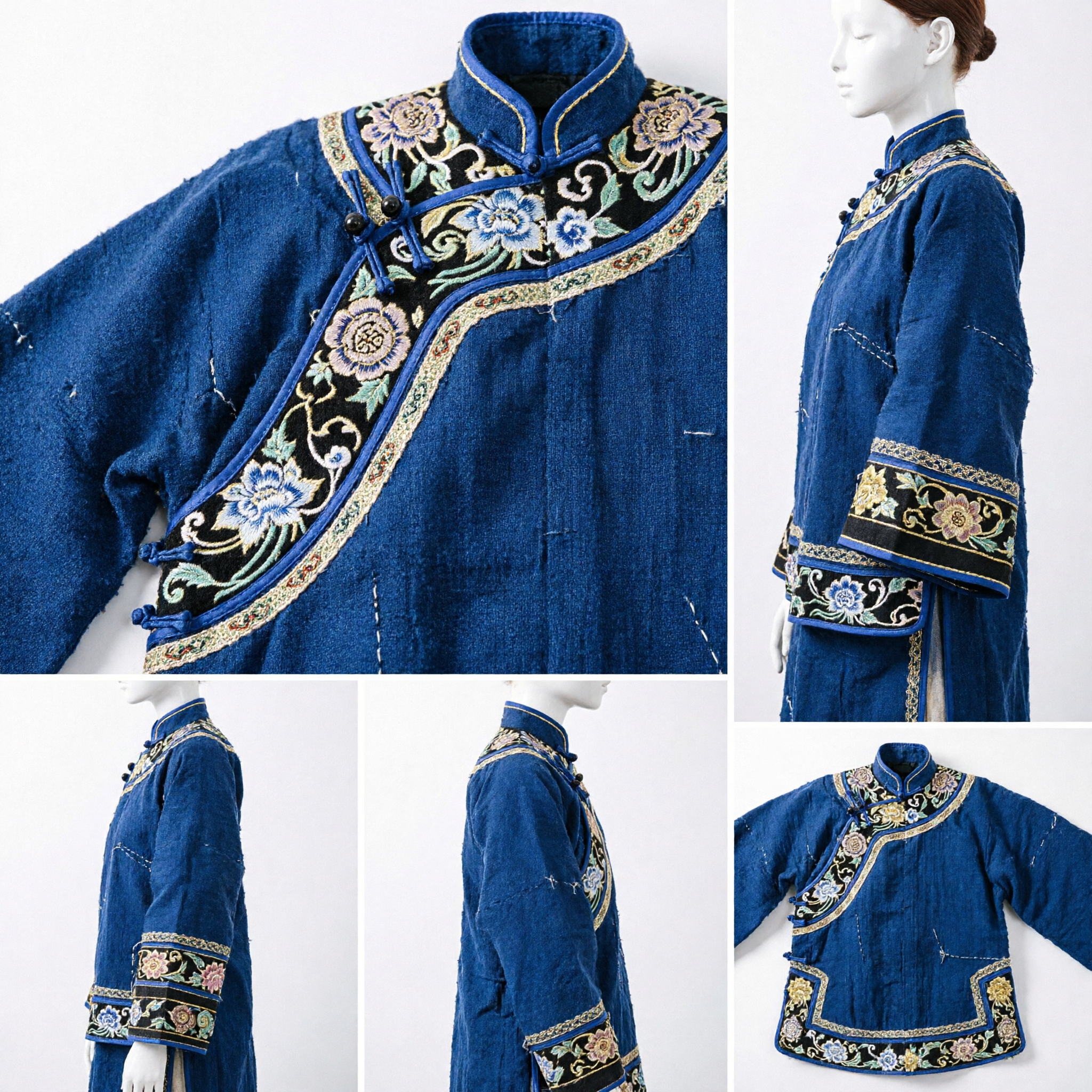 Elegant Gold Leaf Pearl and Turquoise Hair Clip Vintage Bridal Headpiece for Women Wedding Party Accessories - Asian Costume