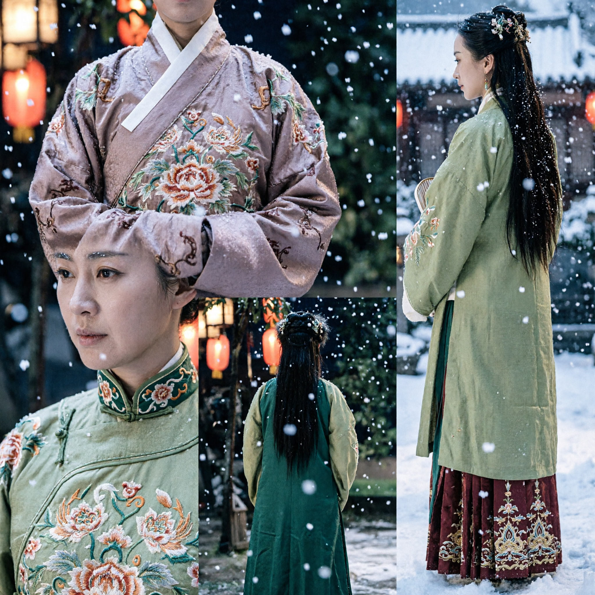 Ancient Chinese Traditional Hanfu Couple Costumes Historical Period Drama Robes for Men and Women Cosplay - Asian Costume