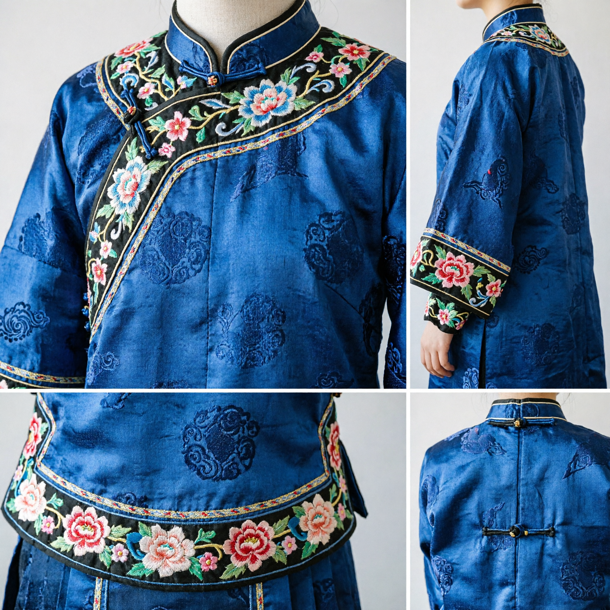 Traditional Chinese Flower Hair Comb Gold Plated Pearl Hanfu Headpiece Ancient Style Bridal Accessory for Women - Asian Costume