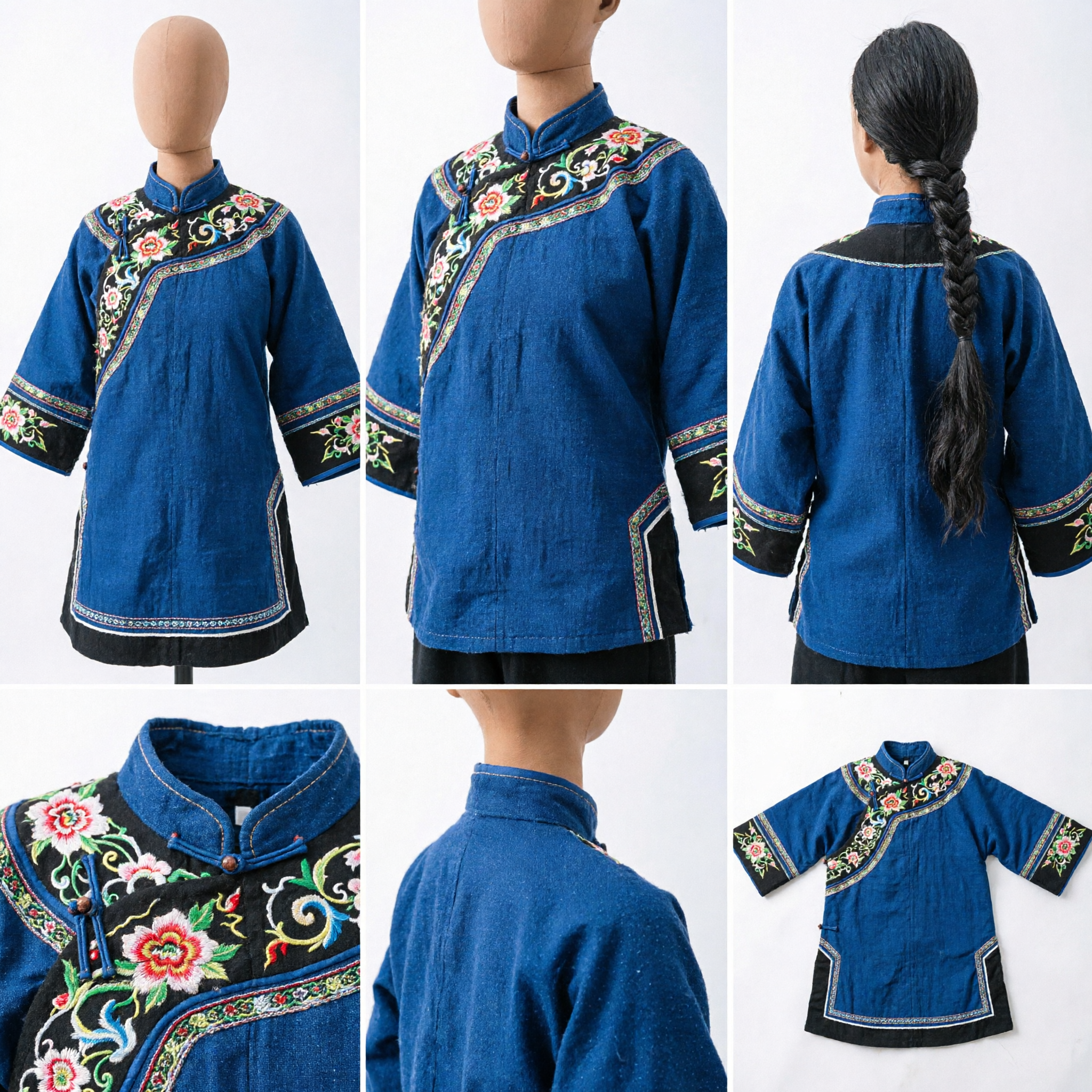 Traditional Chinese Qing Dynasty Manchu Queue Wig Long Thick Braid Hairpiece for Men Historical Costume Cosplay - Asian Costume